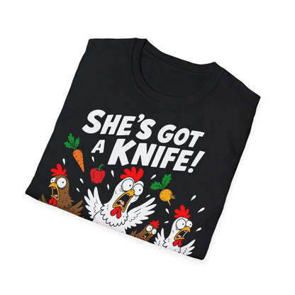 T-Shirt (bis 5XL) She's got a Knife