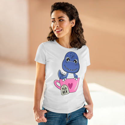 Damen T-Shirt Tea Rex