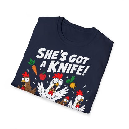 T-Shirt (bis 5XL) She's got a Knife