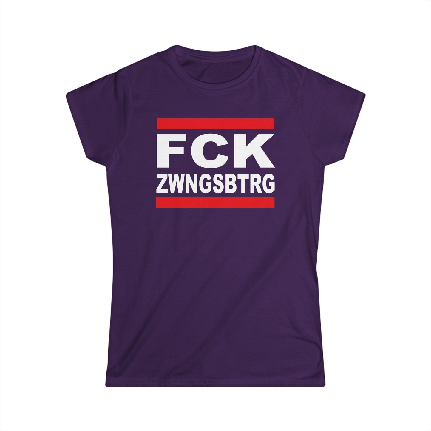 Damen T-Shirt FCK ZWNGSBTRG