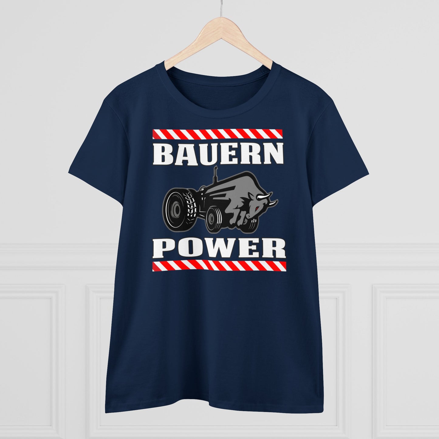 Damen T-Shirt Bauern Power
