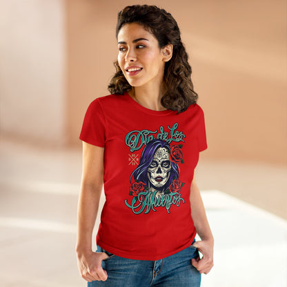 Damen T-Shirt Dia de Los Muertos