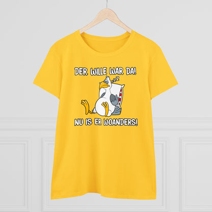 Damen T-Shirt Der Wille war da