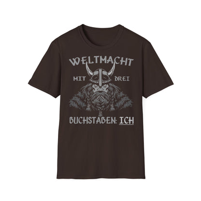 T-Shirt Weltmacht mit 3 Buchstaben