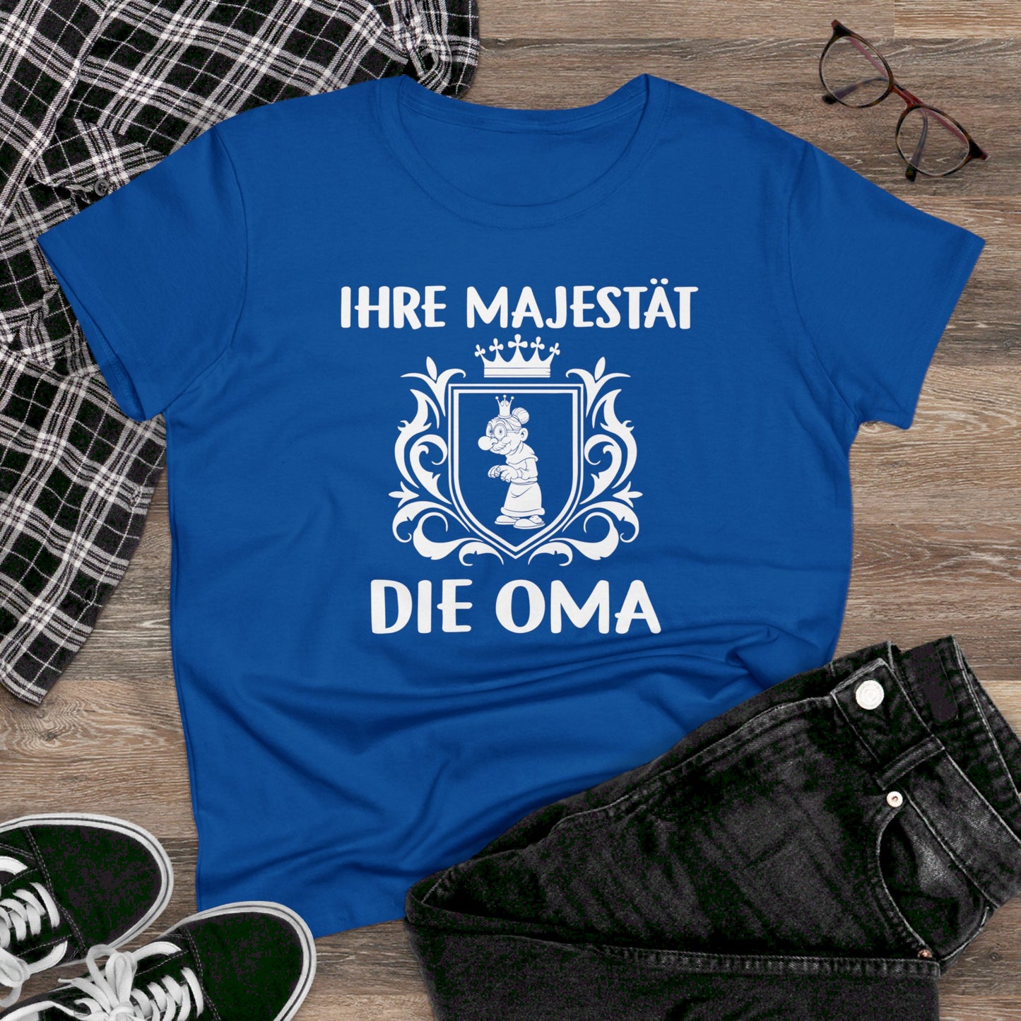 Damen T-Shirt Ihre Majestät die Oma