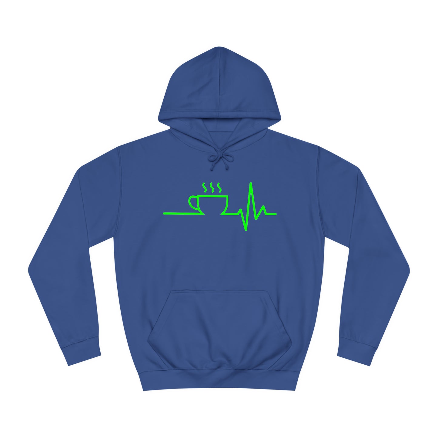Unisex Hoodie Kaffee EKG
