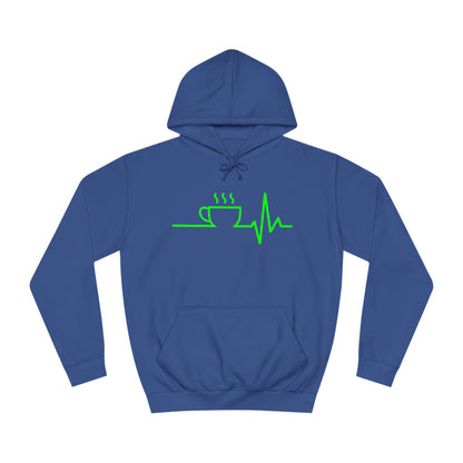 Unisex Hoodie Kaffee EKG
