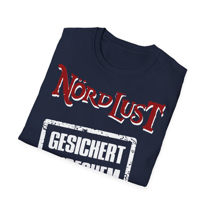 T-Shirt NördLust Gesichert unbequem (Stempel)