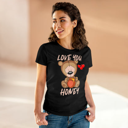 Damen T-Shirt Love you Honey
