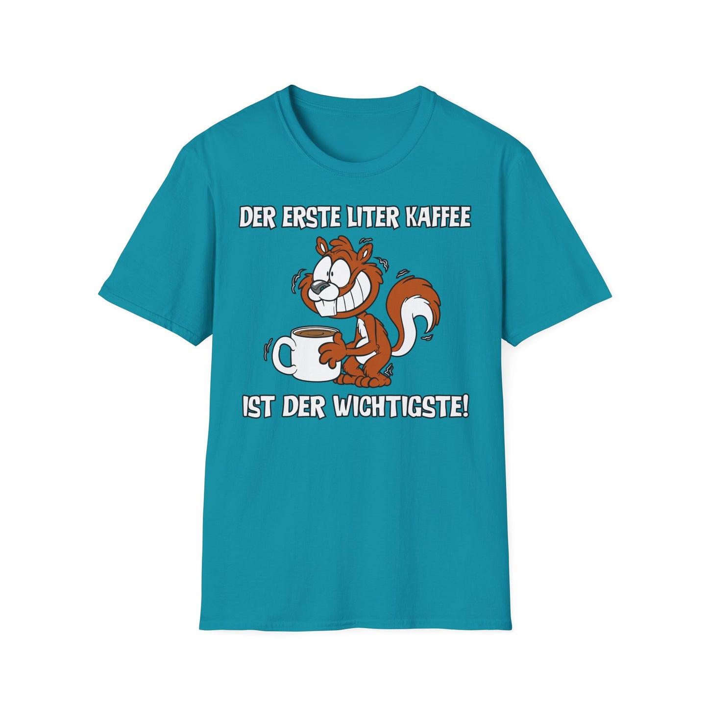 T-Shirt Der erste Liter Kaffee