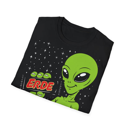 T-Shirt (bis 5XL) Alien Erde Riegel