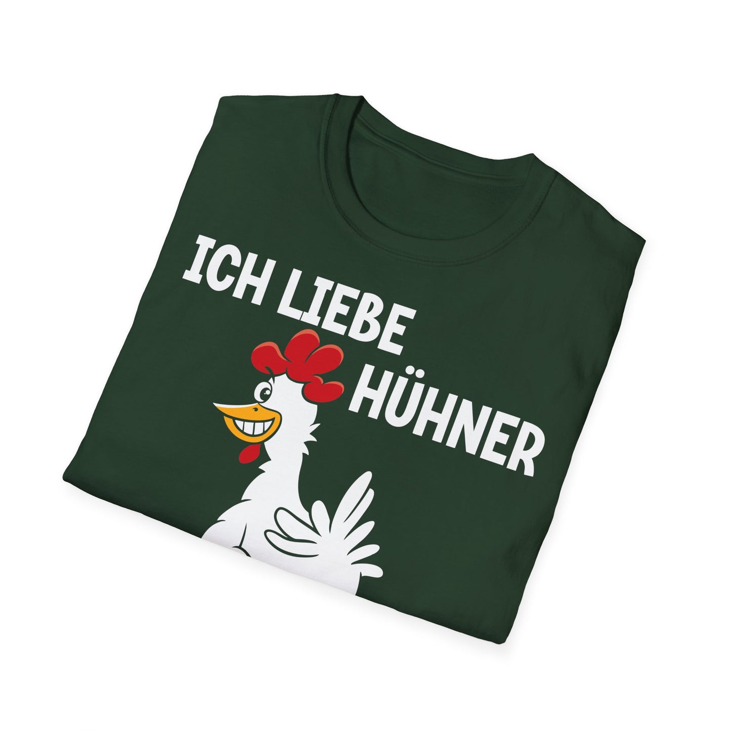 T-Shirt Ich liebe Hühner - die kacken Frühstück