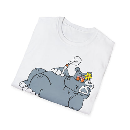 T-Shirt Hippie Hippo