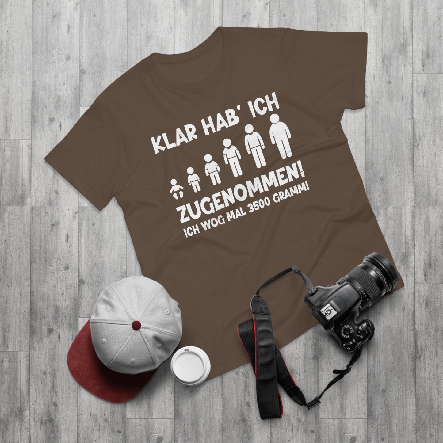T-Shirt Klar hab' ich zugenommen (bis 5XL)