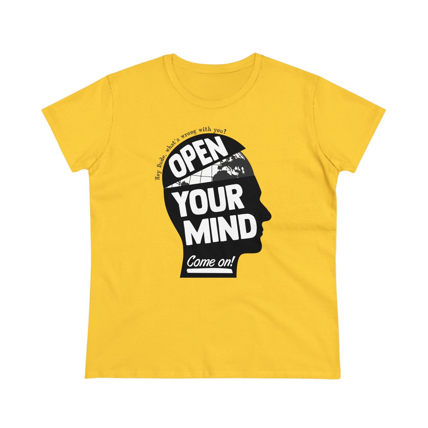Damen T-Shirt Open your Mind
