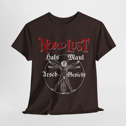 T-Shirt (bis 5XL) NördLust Hals Maul Arsch Gesicht