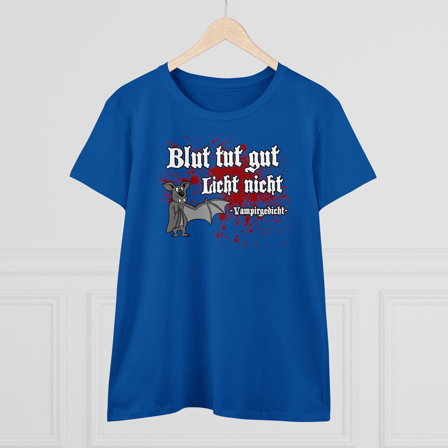 Damen T-Shirt Vampirgedicht
