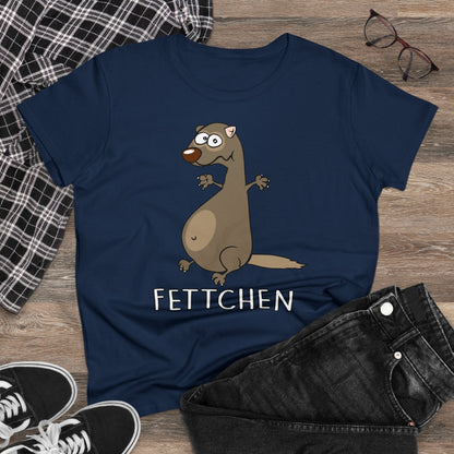 Damen T-Shirt Fettchen