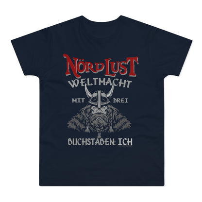 T-Shirt (bis 5XL) NördLust Weltmacht mit 3 Buchstaben