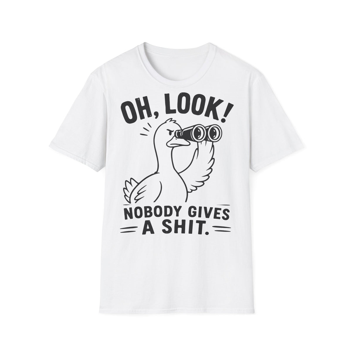 T-Shirt (bis 5XL) Oh look, Nobody gaves a Shit