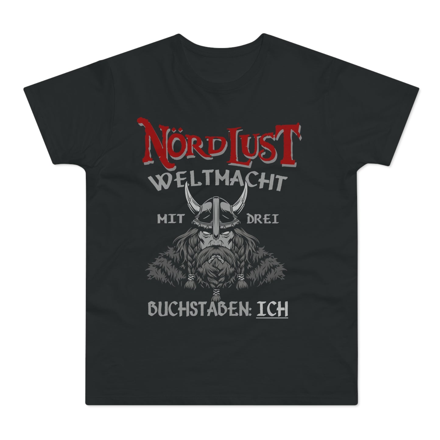 T-Shirt (bis 5XL) NördLust Weltmacht mit 3 Buchstaben
