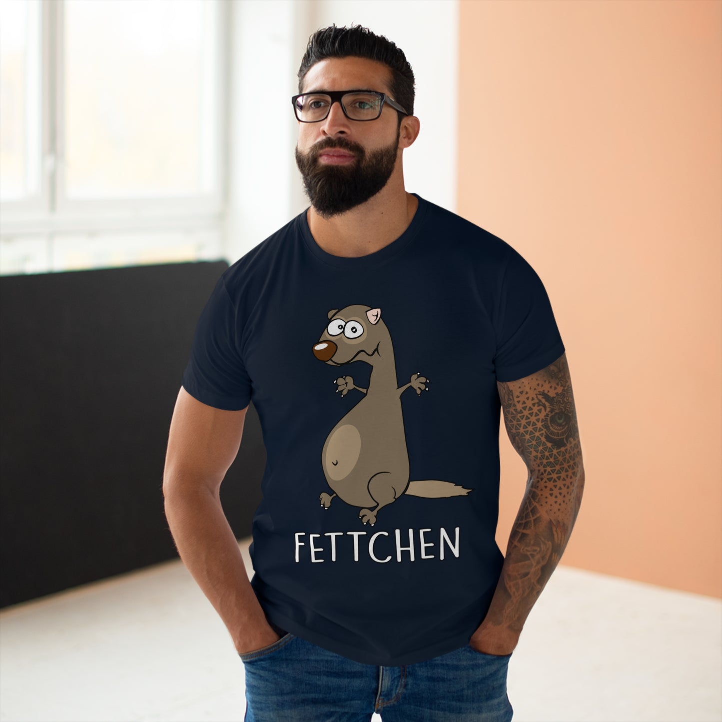 T-shirt Fettchen (bis 5XL)