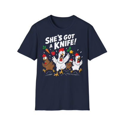 T-Shirt (bis 5XL) She's got a Knife