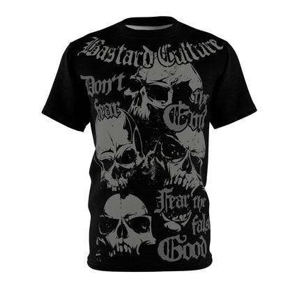 Allover T-Shirt: Bastard Culture Don't fear the Evil Fear the false Good