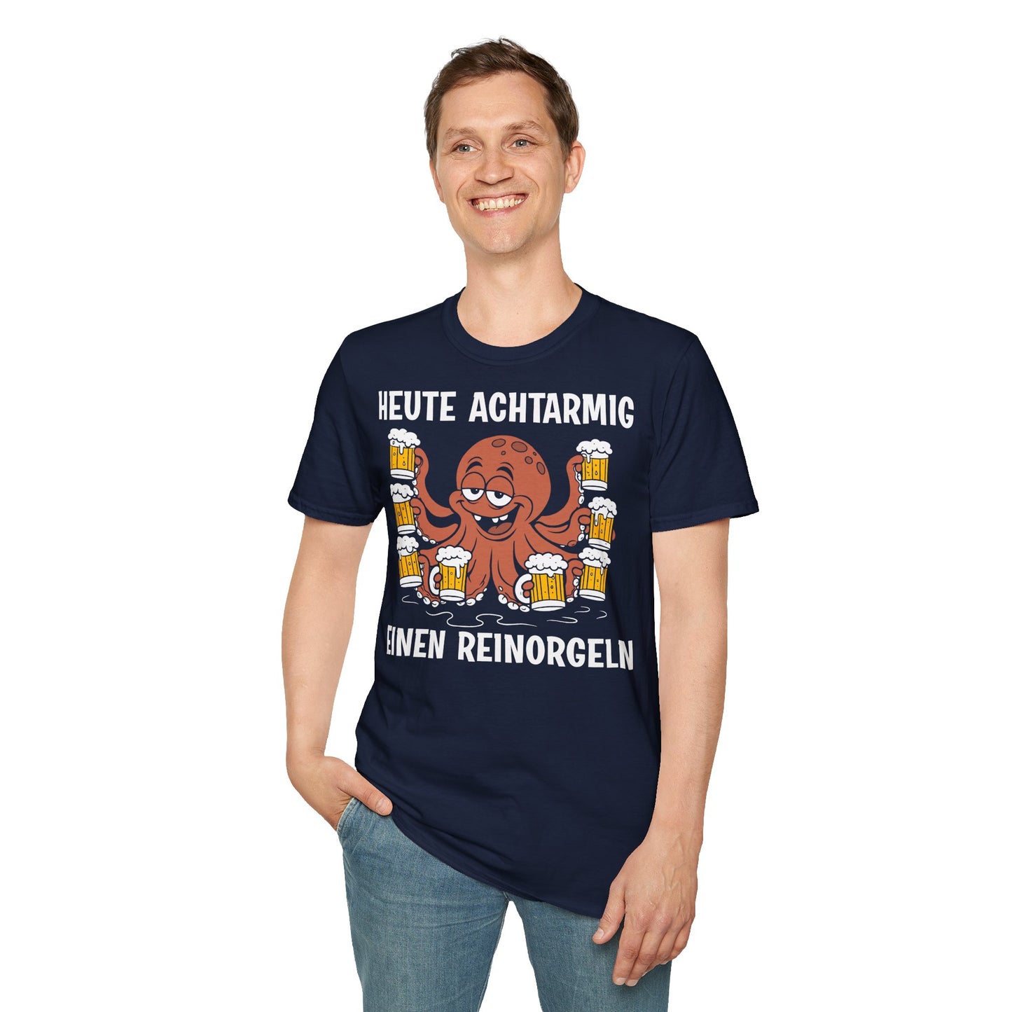 T-Shirt Heute achtarmig einen reinorgeln