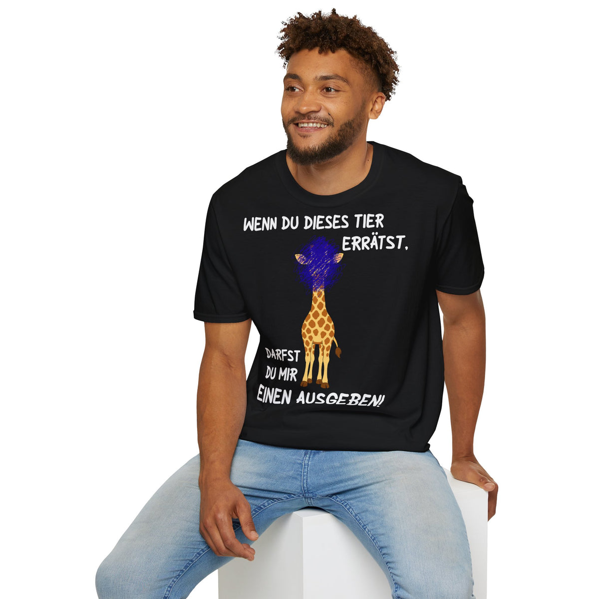 T-Shirt (bis 5XL) Wenn Du dieses Tier errätst, darfst Du mir einen ausgeben