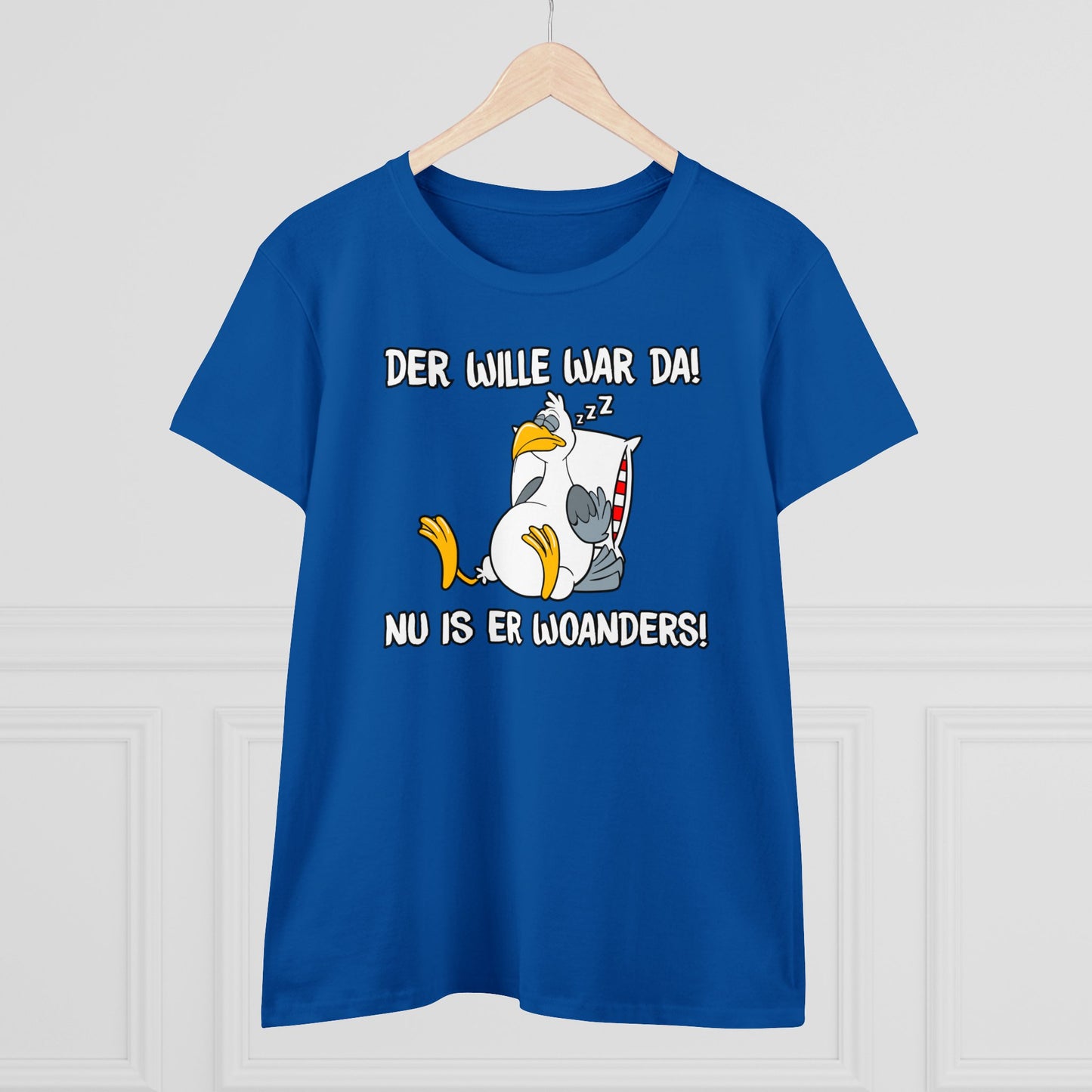 Damen T-Shirt Der Wille war da
