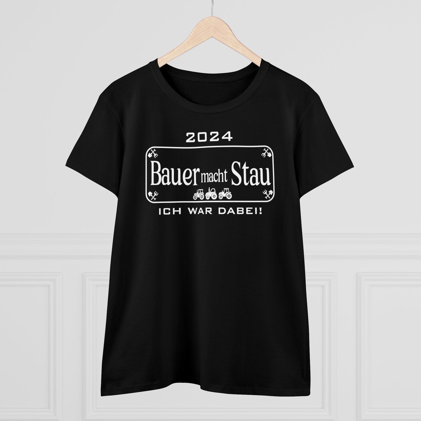Damen T-Shirt Bauer macht Stau