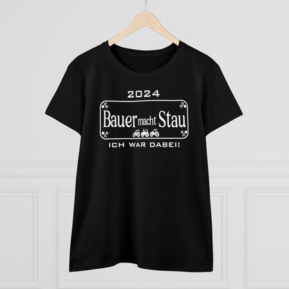 Damen T-Shirt Bauer macht Stau