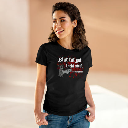 Damen T-Shirt Vampirgedicht