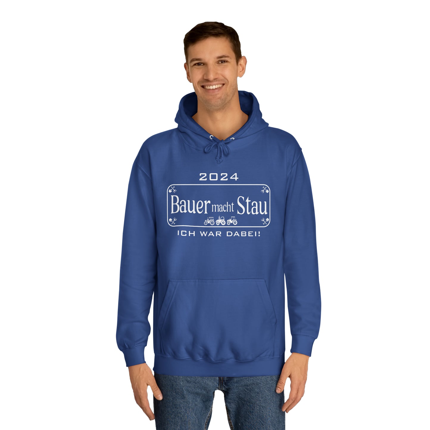 Unisex Hoodie Bauer macht Stau