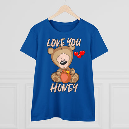 Damen T-Shirt Love you Honey