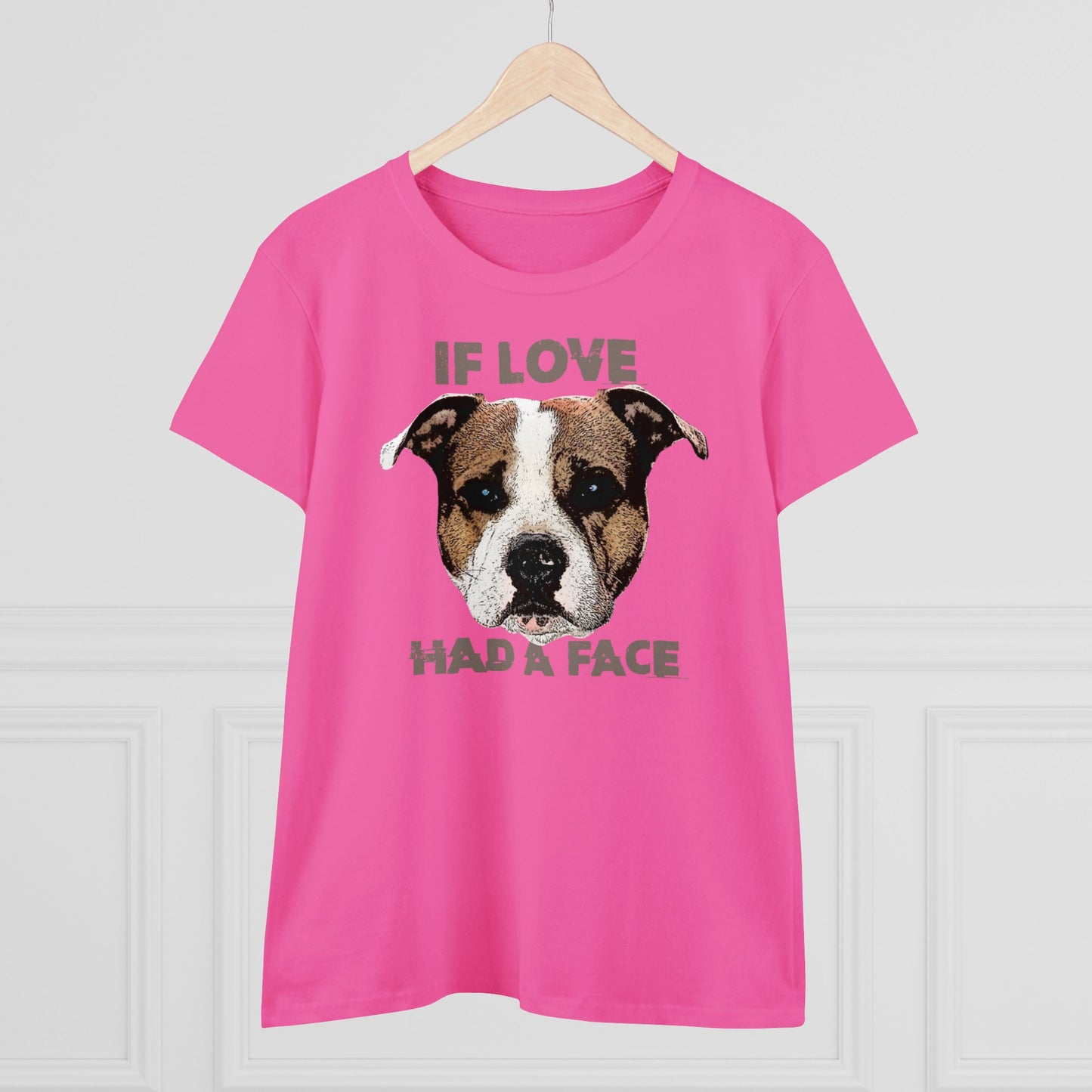 Damen T-Shirt If Love had a Face