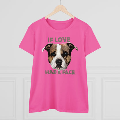 Damen T-Shirt If Love had a Face