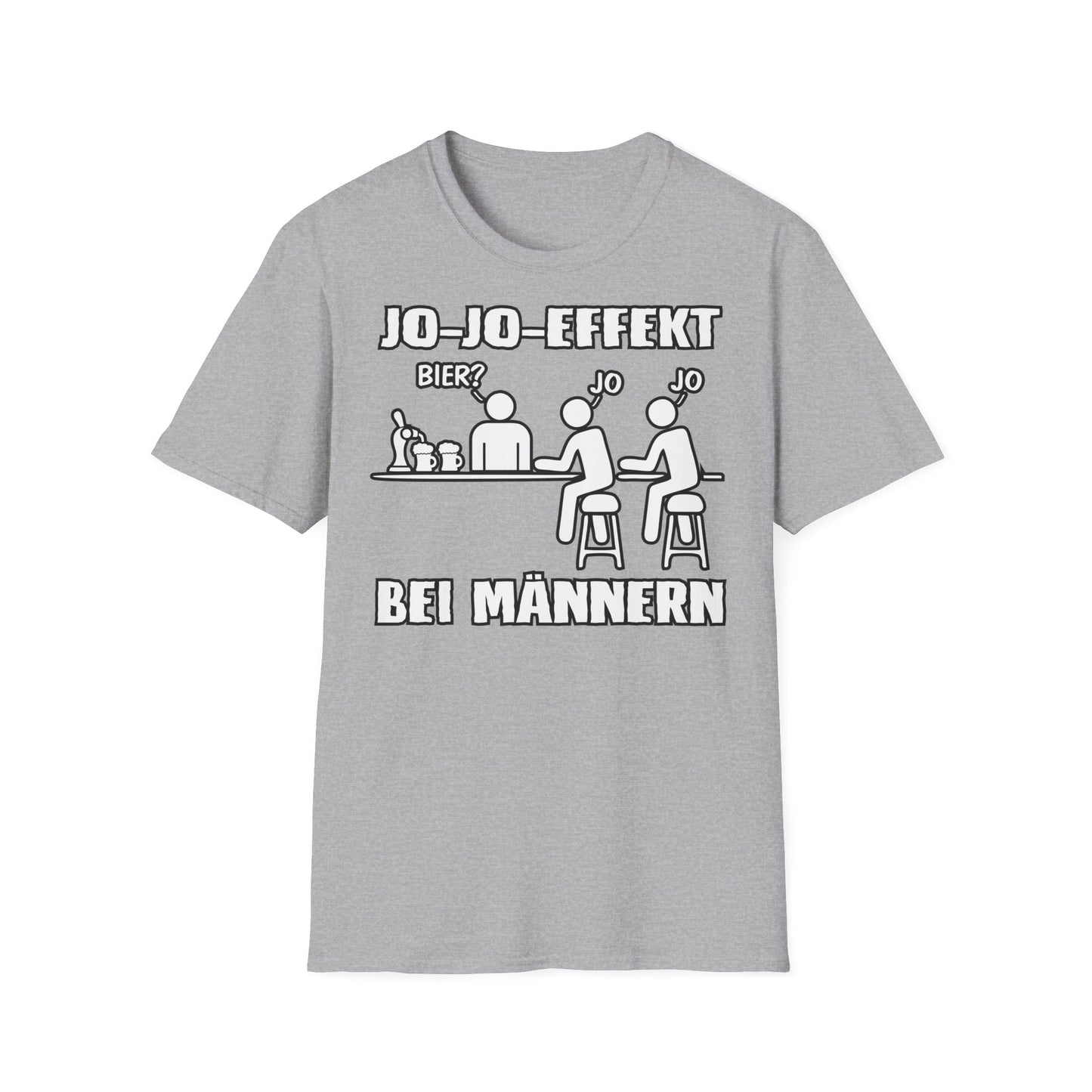 T-Shirt Jo-Jo-Effekt bei Männern