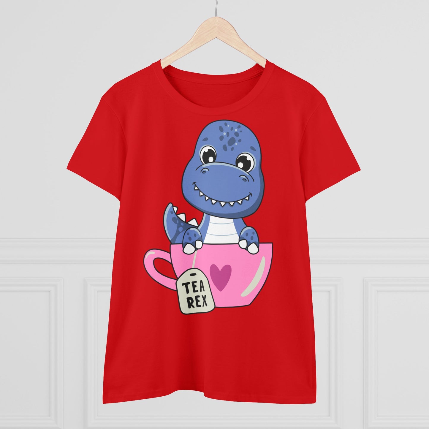 Damen T-Shirt Tea Rex
