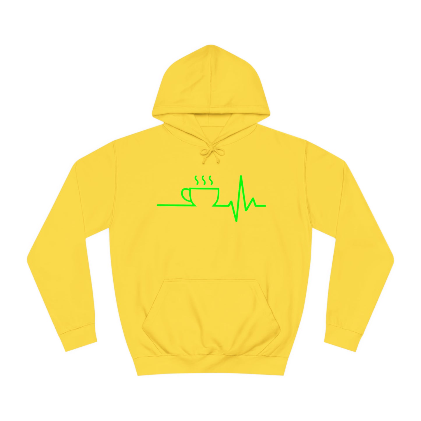 Unisex Hoodie Kaffee EKG