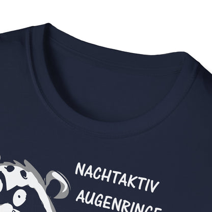 T-Shirt (bis 5XL) Nachtaktiv Augenringe