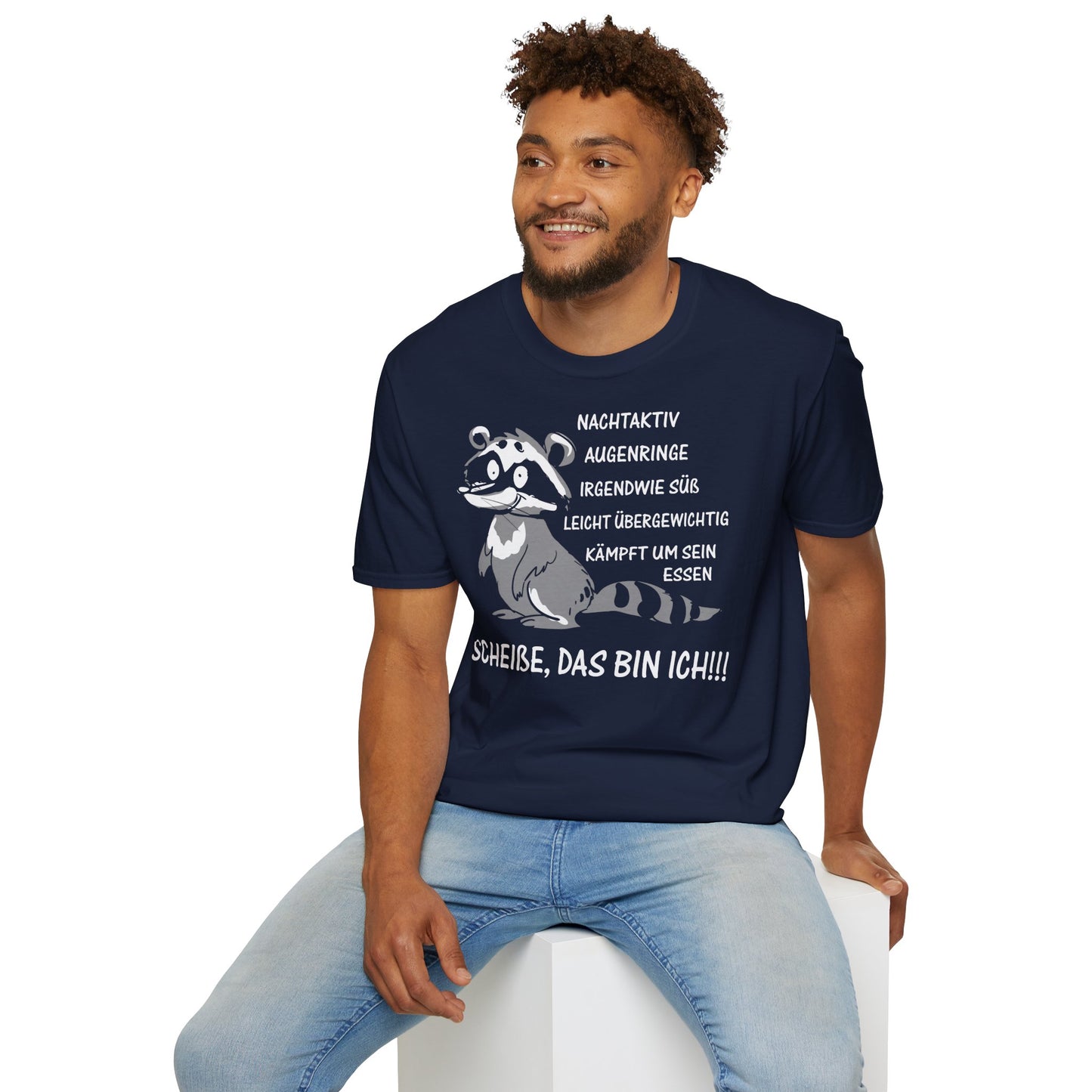T-Shirt (bis 5XL) Nachtaktiv Augenringe
