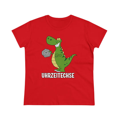 Damen T-Shirt Uhrzeitechse