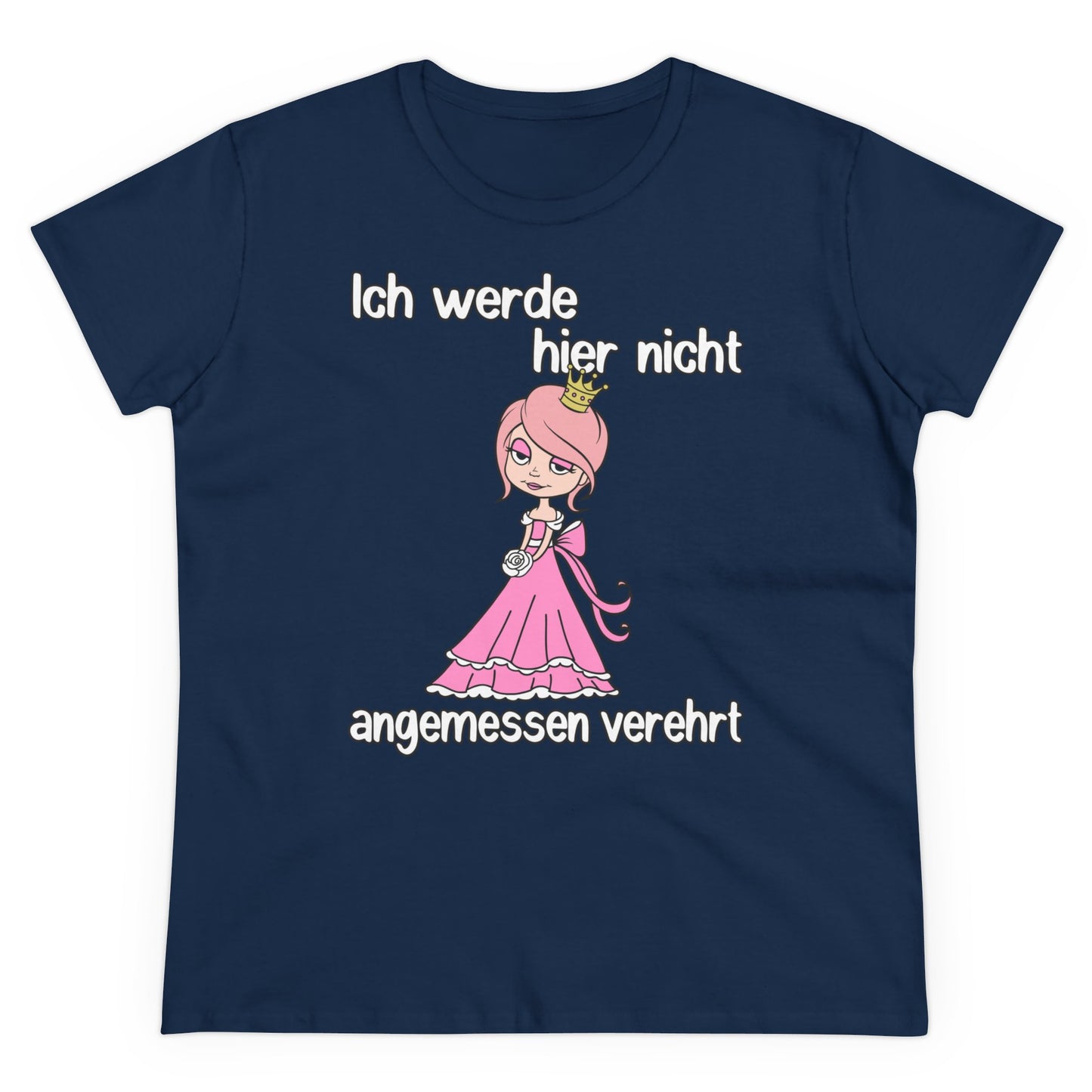 Damen T-Shirt Nicht angemessen verehrt