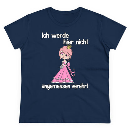 Damen T-Shirt Nicht angemessen verehrt