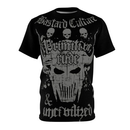 Allover T-Shirt: Bastard Culture - Primitive, rude & uncivilized