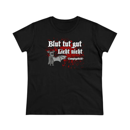 Damen T-Shirt Vampirgedicht