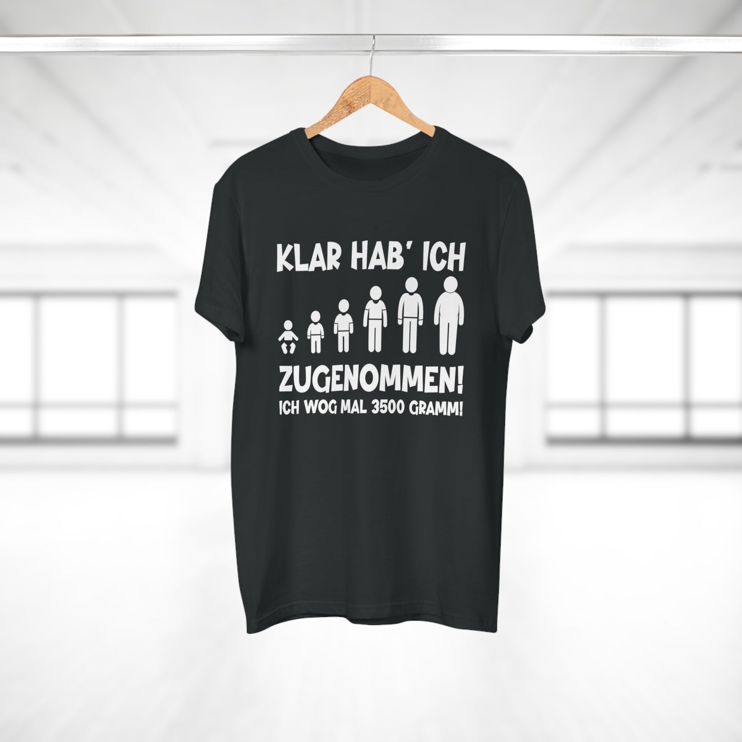 T-Shirt Klar hab' ich zugenommen (bis 5XL)