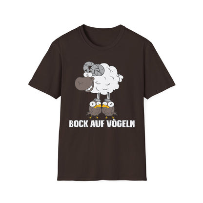 T-Shirt Bock auf Vögeln